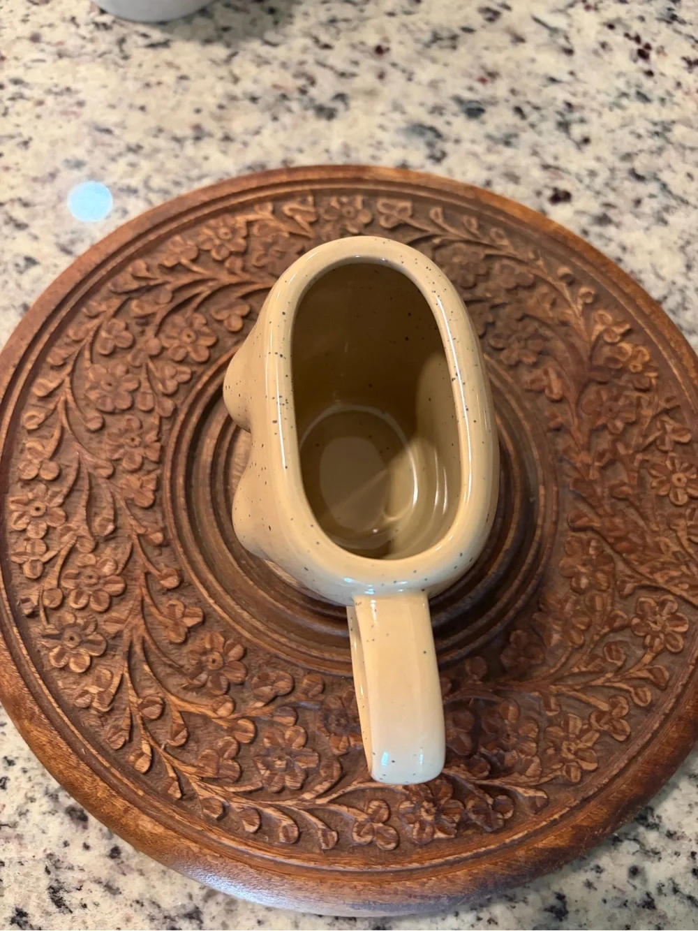 Ceramic boob mug